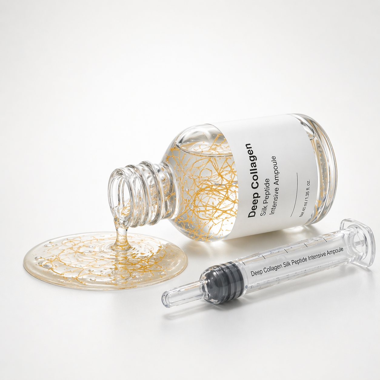 Deep Collagen Silk Peptide Serum for Mature Skin