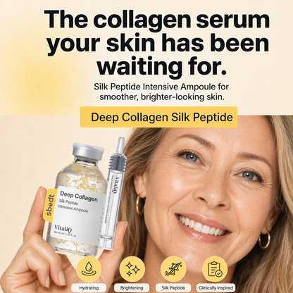 Deep Collagen Silk Peptide Serum for Mature Skin