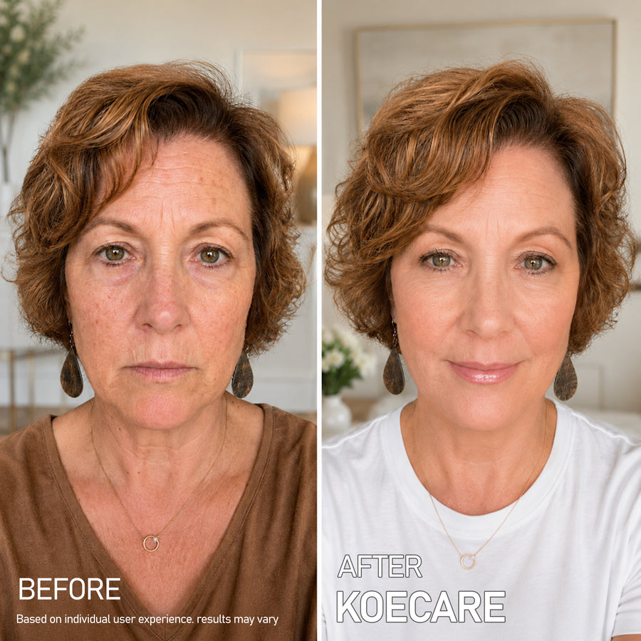 KOECARE skincare result